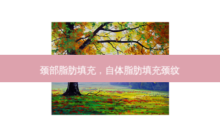 颈部脂肪填充，自体脂肪填充颈纹