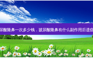 玻尿酸隆鼻一次多少钱，玻尿酸隆鼻有什么副作用后遗症啊