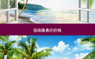 假体隆鼻的价格