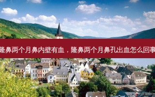 隆鼻两个月鼻内壁有血，隆鼻两个月鼻孔出血怎么回事