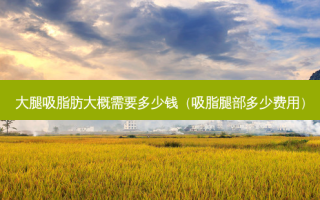 大腿吸脂肪大概需要多少钱（吸脂腿部多少费用）