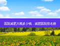 医院减肥大概多少钱，减肥医院排名榜