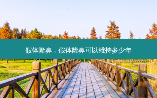 假体隆鼻，假体隆鼻可以维持多少年