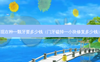 现在种一颗牙要多少钱（门牙磕掉一小块修复多少钱）