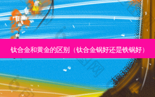 钛合金和黄金的区别（钛合金锅好还是铁锅好）
