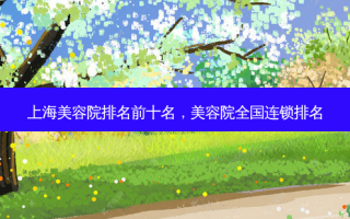 上海美容院排名前十名，美容院全国连锁排名