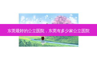 东莞 *** 的公立医院，东莞有多少家公立医院