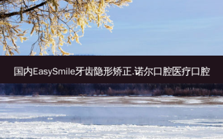 国内EasySmile牙齿隐形矫正.诺尔口腔医疗口腔