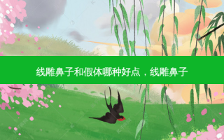 线雕鼻子和假体哪种好点，线雕鼻子