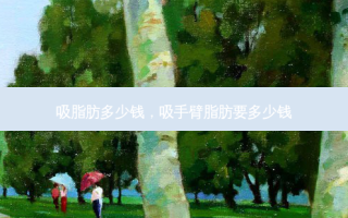 吸脂肪多少钱，吸手臂脂肪要多少钱