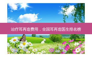 治疗耳再造费用，全国耳再造医生排名榜