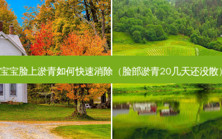 宝宝脸上淤青如何快速消除（脸部淤青20几天还没散）