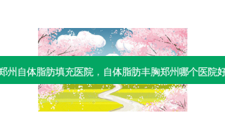郑州自体脂肪填充医院，自体脂肪丰胸郑州哪个医院好