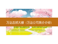 万达总部大楼（万达公司简介介绍）