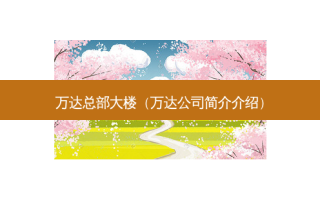 万达总部大楼（万达公司简介介绍）