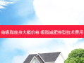 做吸脂瘦身大概价格 吸脂减肥整型技术费用