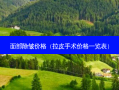 面部除皱价格（拉皮手术价格一览表）