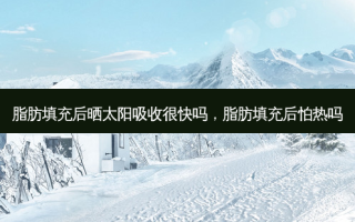 脂肪填充后晒太阳吸收很快吗，脂肪填充后怕热吗