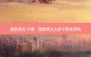 脂肪填充 汗蒸，脂肪填充太多汗蒸有用吗