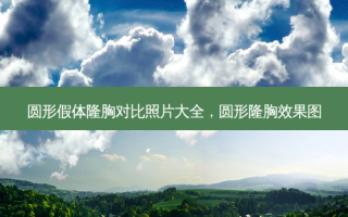 圆形假体隆胸对比照片大全，圆形隆胸效果图