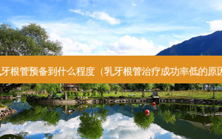 乳牙根管预备到什么程度（乳牙根管成功率低的原因）