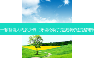 拔一颗智齿大约多少钱（牙齿松动了是拔掉好还是留着好）