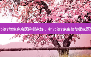 南宁治疗增生疤痕医院哪家好，南宁治疗疤痕修复哪家医院好