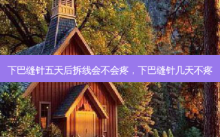 下巴缝针五天后拆线会不会疼，下巴缝针几天不疼