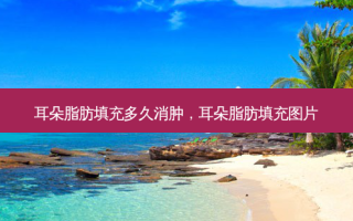 耳朵脂肪填充多久消肿，耳朵脂肪填充图片