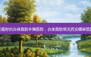 西安 *** 的自体脂肪丰胸医院，自体脂肪填充西安哪家医院好