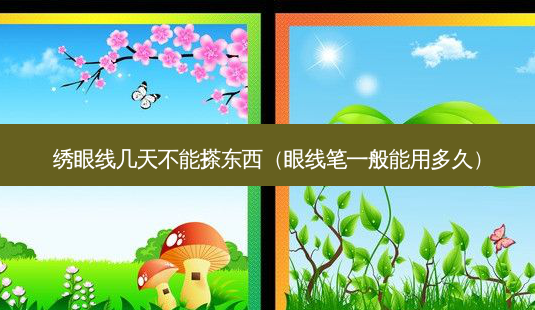 绣眼线几天不能搽东西(眼线笔一般能用多久)-第1张图片-容颜志 - 专注变美资讯 绣眼线几天不能搽东西(眼线笔一般能用多久)-第1张图片-容颜志 - 专注变美资讯