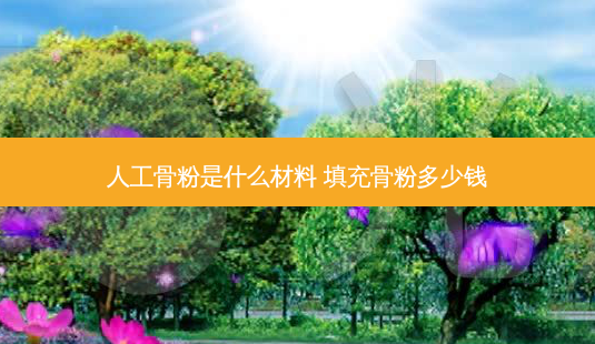 人工骨粉是什么材料 填充骨粉多少钱-第1张图片-容颜志 - 专注变美资讯 人工骨粉是什么材料 填充骨粉多少钱-第1张图片-容颜志 - 专注变美资讯