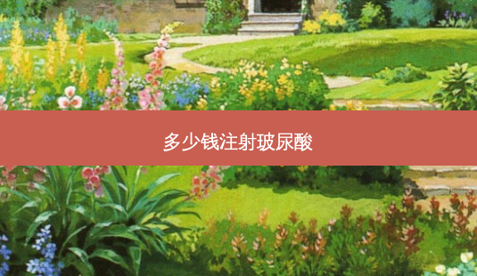 多少钱注射玻尿酸-第1张图片-容颜志 - 专注变美资讯 多少钱注射玻尿酸-第1张图片-容颜志 - 专注变美资讯