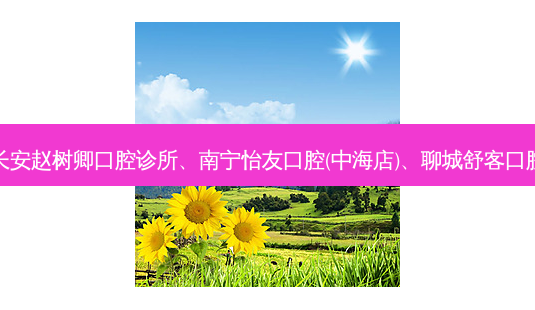 国内医美排名前十位|长安赵树卿口腔诊所、南宁怡友口腔(中海店)、聊城舒客口腔诊所等10大名院登榜-第1张图片-容颜志 - 专注变美资讯 国内医美排名前十位|长安赵树卿口腔诊所、南宁怡友口腔(中海店)、聊城舒客口腔诊所等10大名院登榜-第1张图片-容颜志 - 专注变美资讯