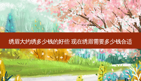 绣眉大约绣多少钱的好些 现在绣眉需要多少钱合适-第1张图片-容颜志 - 专注变美资讯