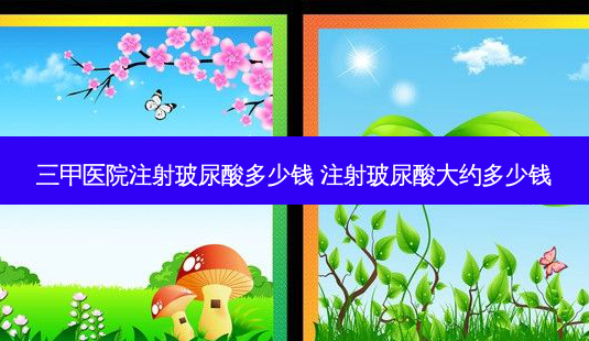 三甲医院注射玻尿酸多少钱 注射玻尿酸大约多少钱-第1张图片-容颜志 - 专注变美资讯 三甲医院注射玻尿酸多少钱 注射玻尿酸大约多少钱-第1张图片-容颜志 - 专注变美资讯