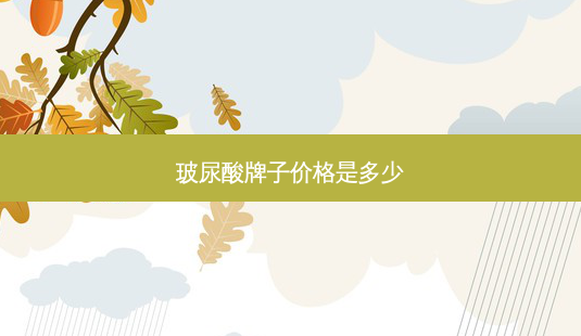玻尿酸牌子价格是多少-第1张图片-容颜志 - 专注变美资讯