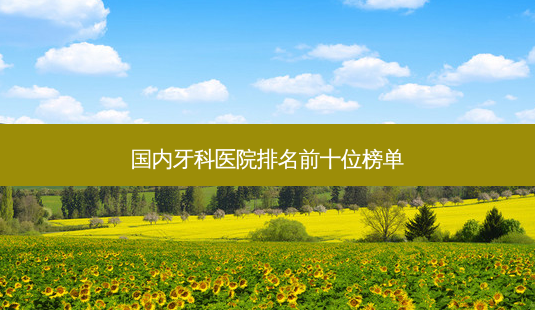 国内牙科医院排名前十位榜单-第1张图片-容颜志 - 专注变美资讯 国内牙科医院排名前十位榜单-第1张图片-容颜志 - 专注变美资讯