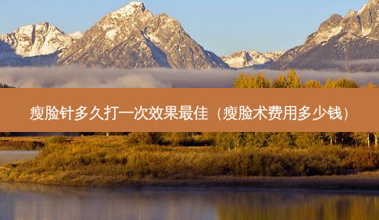 瘦脸针多久打一次效果佳(瘦脸术费用多少钱)-第1张图片-容颜志 - 专注变美资讯 瘦脸针多久打一次效果佳(瘦脸术费用多少钱)-第1张图片-容颜志 - 专注变美资讯