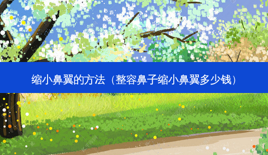 缩小鼻翼的 *** (整容鼻子缩小鼻翼多少钱)-第1张图片-容颜志 - 专注变美资讯 缩小鼻翼的 *** (整容鼻子缩小鼻翼多少钱)-第1张图片-容颜志 - 专注变美资讯