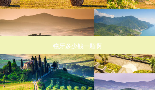 镶牙多少钱一颗啊-第1张图片-容颜志 - 专注变美资讯