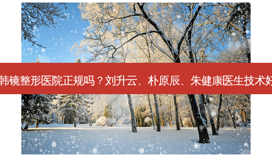 上海韩镜整形医院正规吗?刘升云、朴原辰、朱健康医生技术好吗?-第1张图片-容颜志 - 专注变美资讯 上海韩镜整形医院正规吗?刘升云、朴原辰、朱健康医生技术好吗?-第1张图片-容颜志 - 专注变美资讯