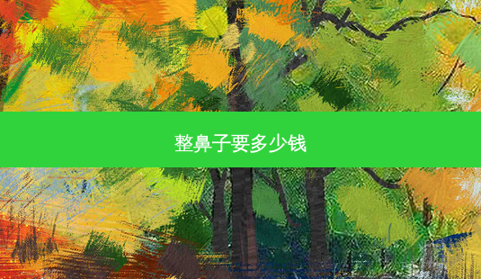 整鼻子要多少钱-第1张图片-容颜志 - 专注变美资讯 整鼻子要多少钱-第1张图片-容颜志 - 专注变美资讯
