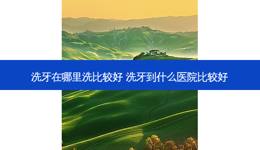 洗牙在哪里洗比较好 洗牙到什么医院比较好-第1张图片-容颜志 - 专注变美资讯 洗牙在哪里洗比较好 洗牙到什么医院比较好-第1张图片-容颜志 - 专注变美资讯