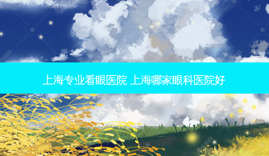 上海专业看眼医院 上海哪家眼科医院好-第1张图片-容颜志 - 专注变美资讯 上海专业看眼医院 上海哪家眼科医院好-第1张图片-容颜志 - 专注变美资讯