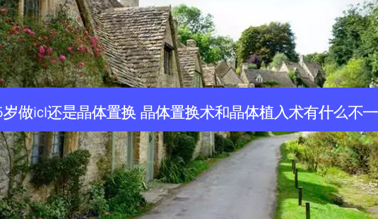 45岁做icl还是晶体置换 晶体置换术和晶体植入术有什么不一样-第1张图片-容颜志 - 专注变美资讯 45岁做icl还是晶体置换 晶体置换术和晶体植入术有什么不一样-第1张图片-容颜志 - 专注变美资讯