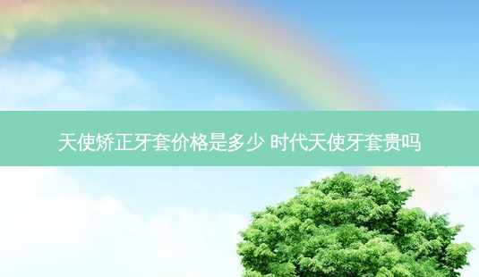 天使矫正牙套价格是多少 时代天使牙套贵吗-第1张图片-容颜志 - 专注变美资讯 天使矫正牙套价格是多少 时代天使牙套贵吗-第1张图片-容颜志 - 专注变美资讯
