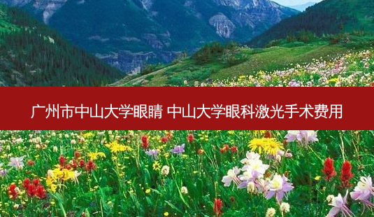 广州市中山大学眼睛 中山大学眼科激光手术费用-第1张图片-容颜志 - 专注变美资讯 广州市中山大学眼睛 中山大学眼科激光手术费用-第1张图片-容颜志 - 专注变美资讯