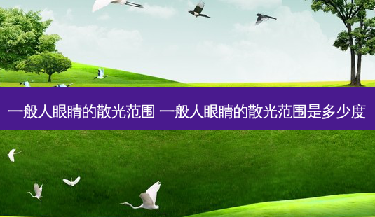 一般人眼睛的散光范围 一般人眼睛的散光范围是多少度-第1张图片-容颜志 - 专注变美资讯 一般人眼睛的散光范围 一般人眼睛的散光范围是多少度-第1张图片-容颜志 - 专注变美资讯