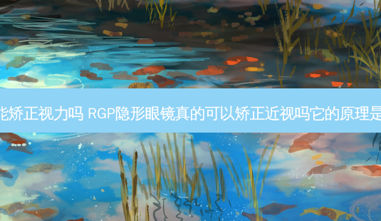 戴RGP能矫正视力吗 RGP隐形眼镜真的可以矫正近视吗它的原理是什么呢-第1张图片-容颜志 - 专注变美资讯 戴RGP能矫正视力吗 RGP隐形眼镜真的可以矫正近视吗它的原理是什么呢-第1张图片-容颜志 - 专注变美资讯